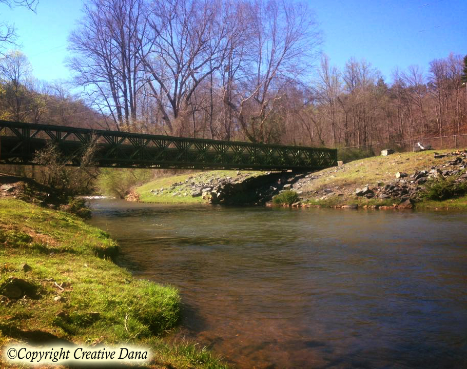 creek, river, bridge