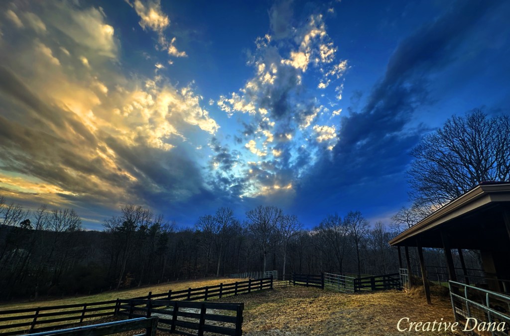 Winter Sunset and The Boys